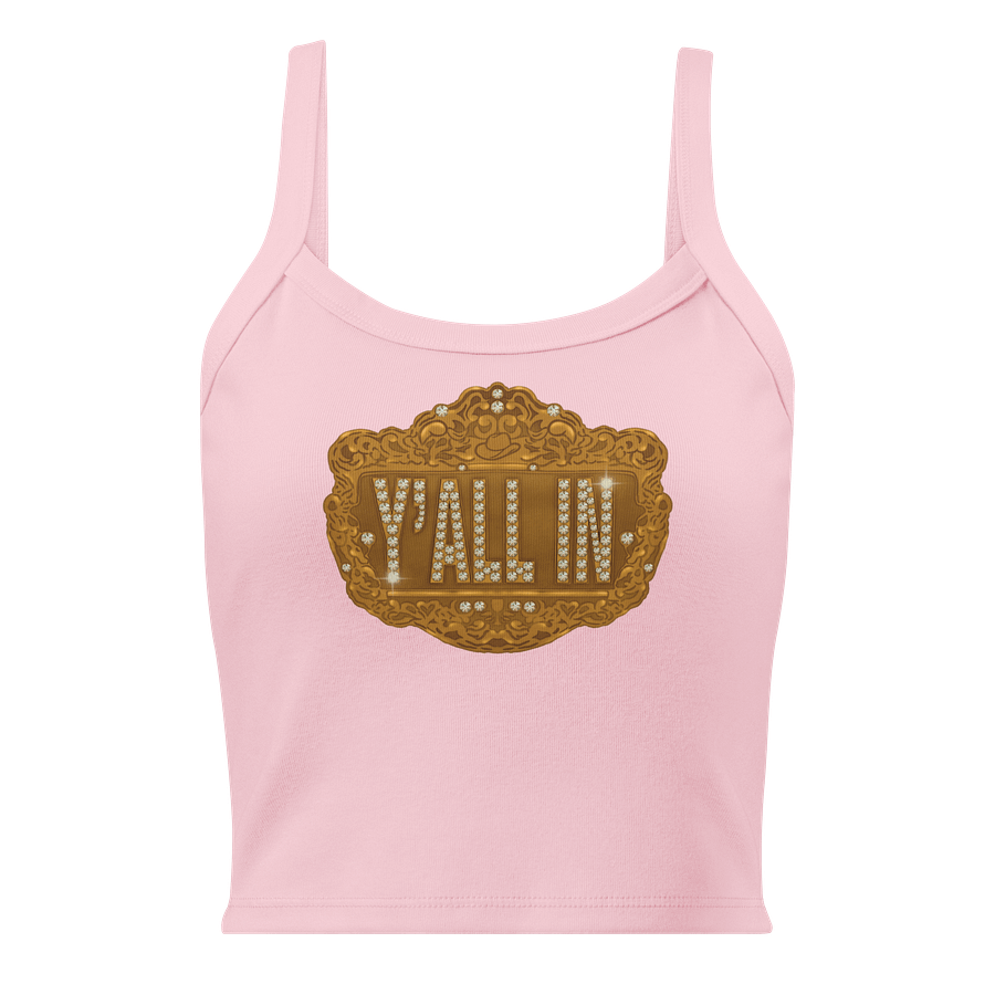 Limited Edition: Y'All In For A Baddie Stampede Micro Rib Crop Top product image (9)