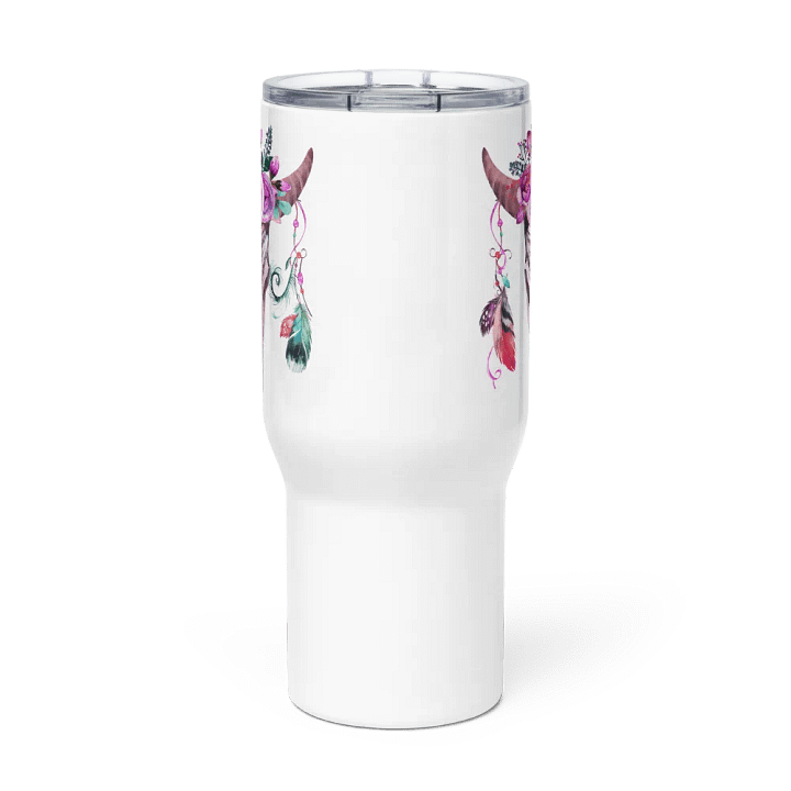 Floral Skulls Travel Mug product image (2)