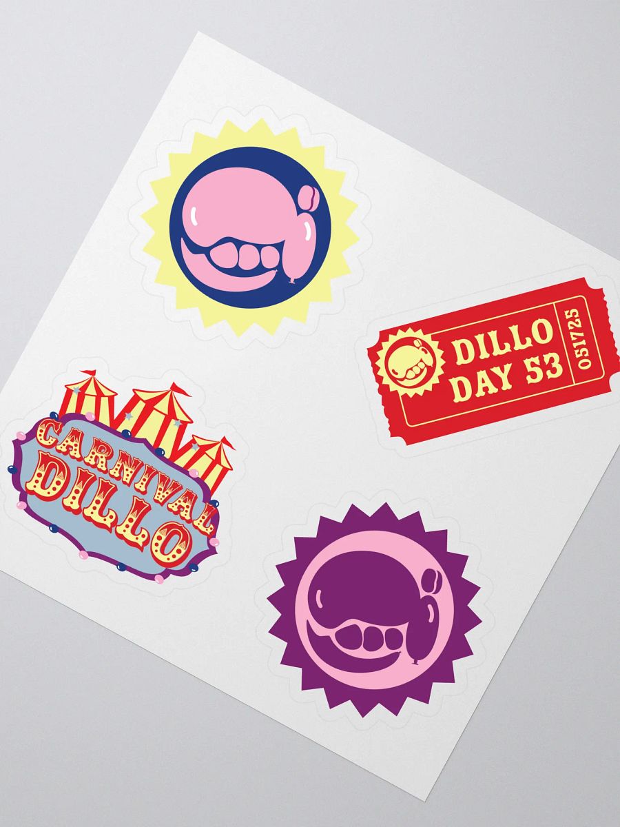 Stickers - Carnival Dillo Set 1 product image (2)