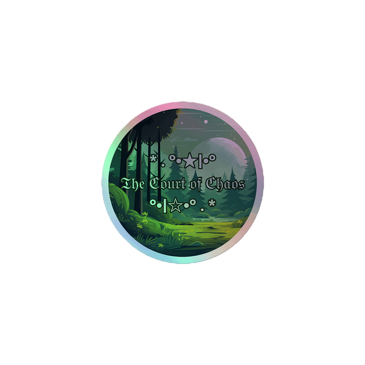 The Court of Chaos Holo Sticker product image (1)