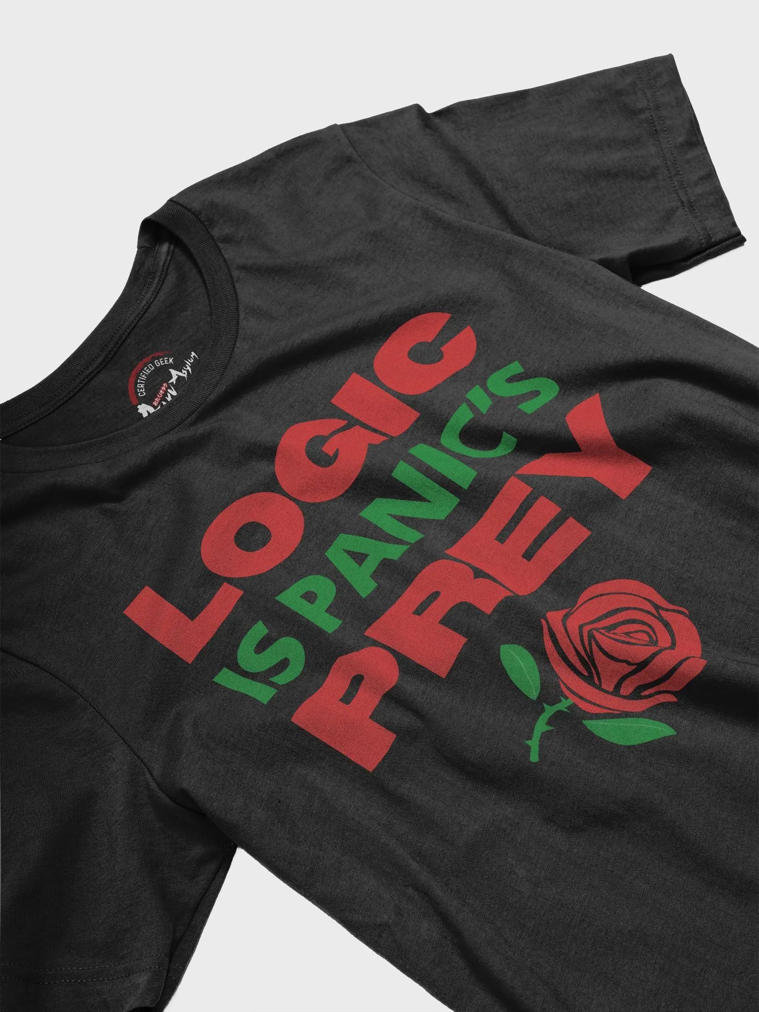Logic is Panic's Prey Shirt product image (3)