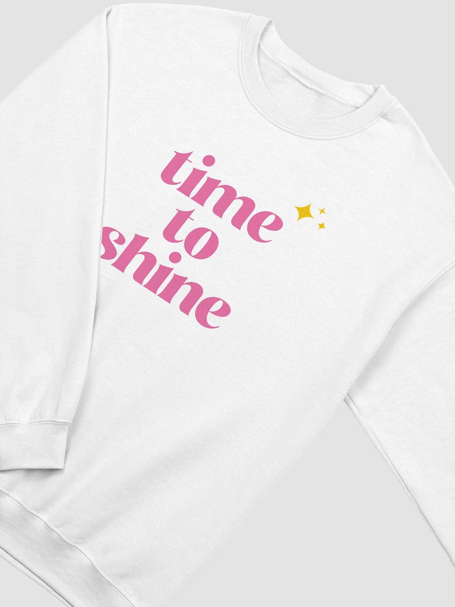 Recital 2025 Crewneck Sweater | Time to Shine | Multiple Colour Options with Pink Text product image (3)