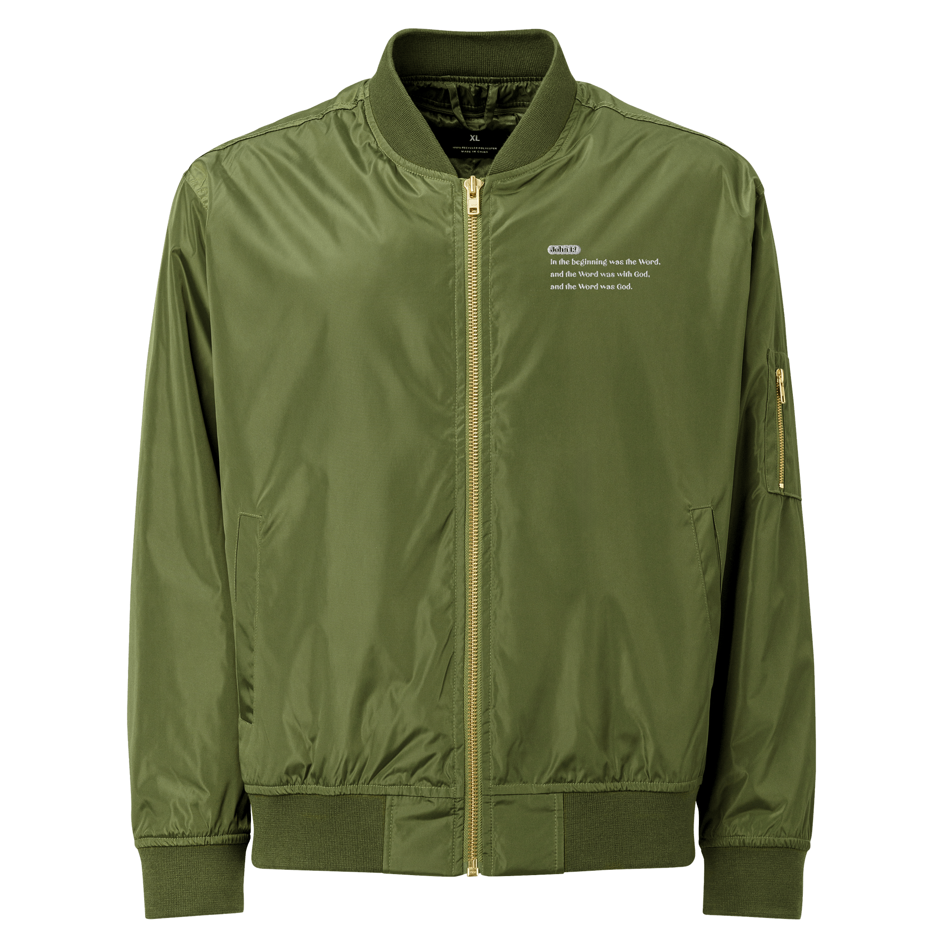 Bomber Jacket Embroidered - John 1:1 Co. product image (1)