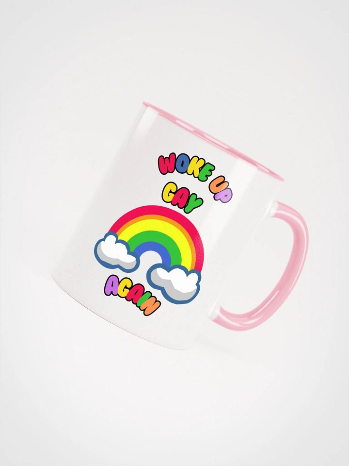 Woke Up Gay Again Rainbow Mug product image (1)