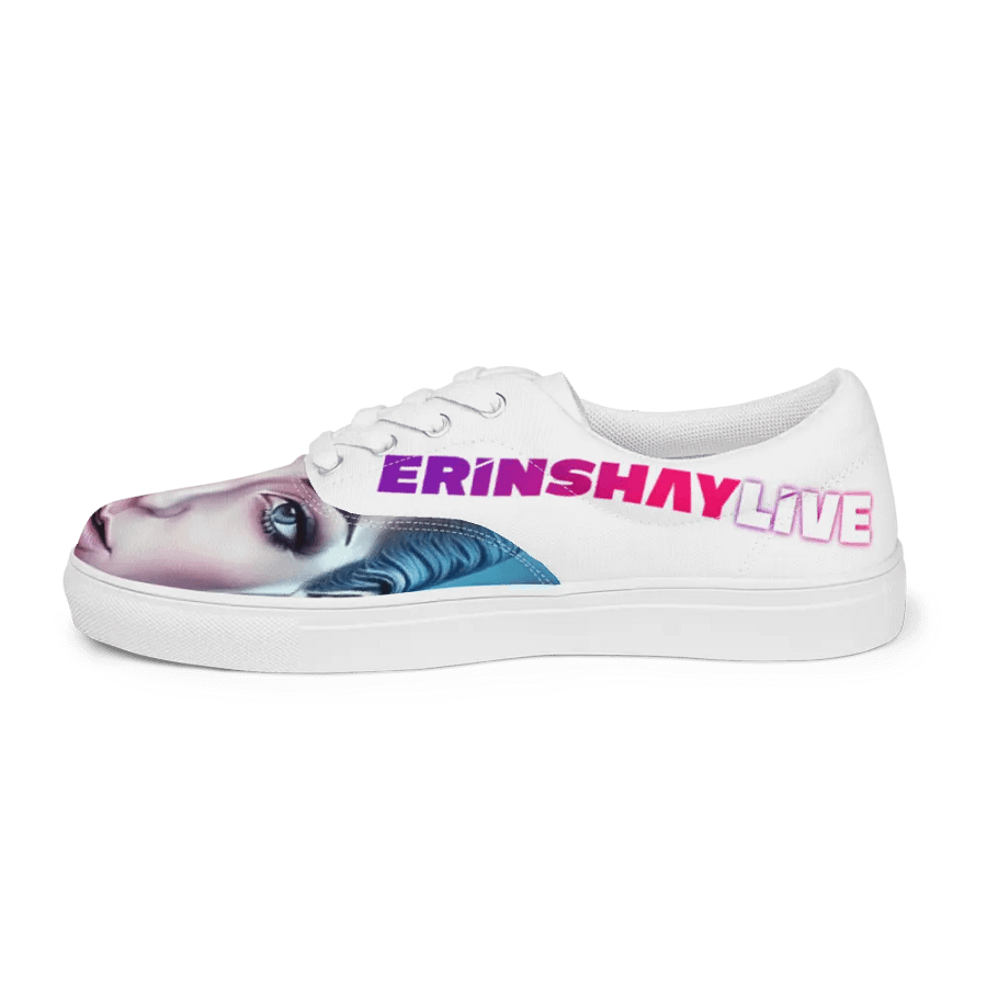 ErinShayLive - Woman's lace up canvas shoes product image (5)