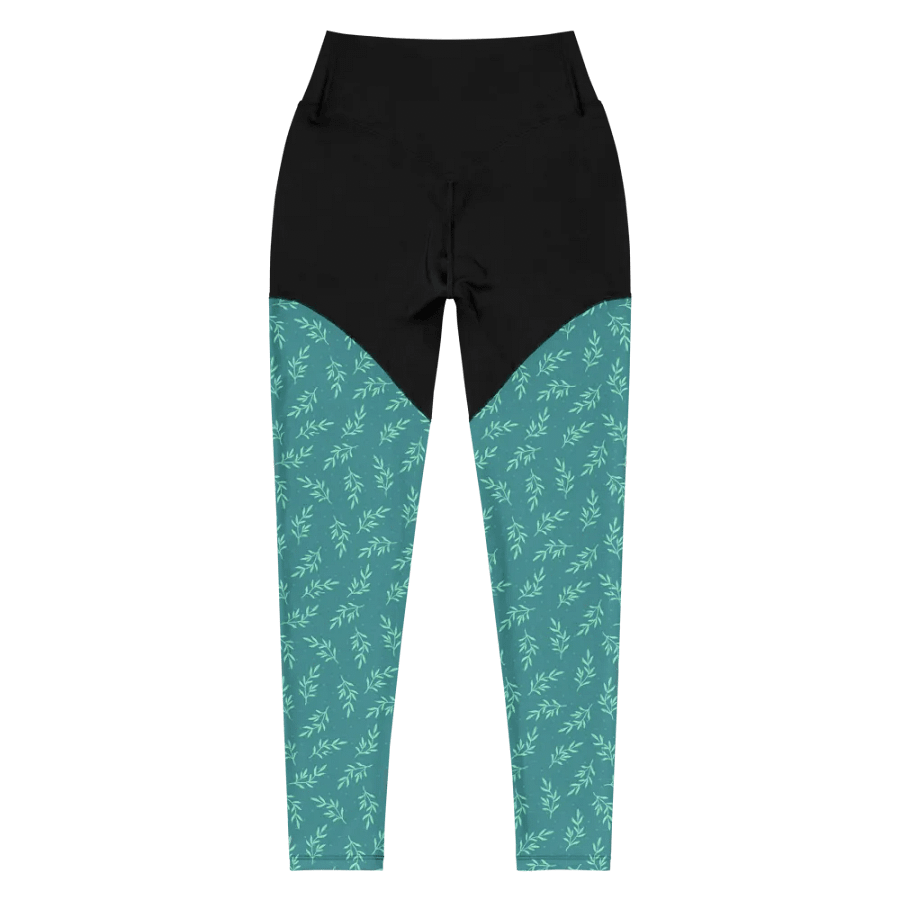Turq All-Over Print Sports Leggings product image (6)