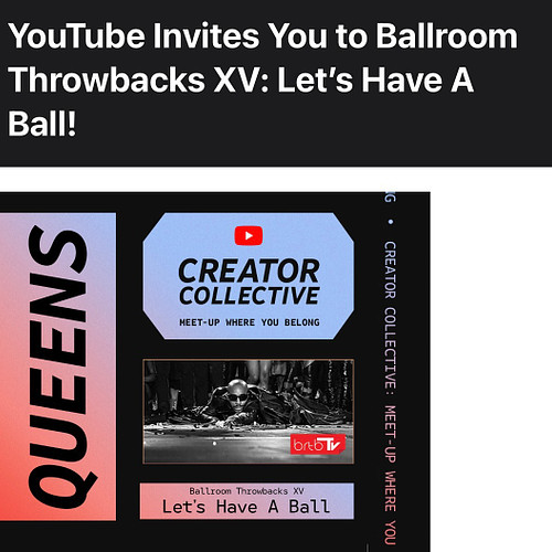 The Queen will be in Queens, NY February 18 thanks to @youtube I’ve never been to a ballroom ball so I’m excited for this exp...