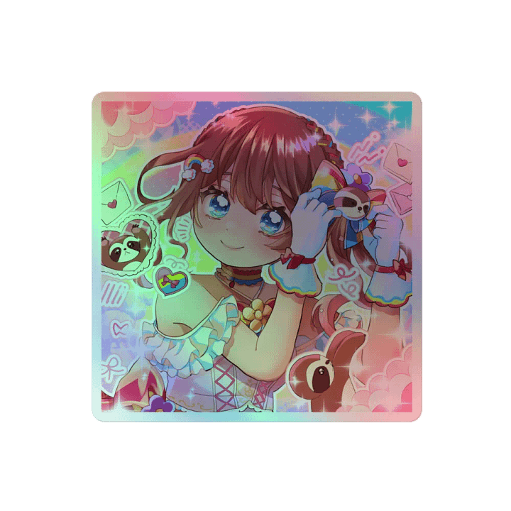 Rainbow-Colored Idol Holographic Sticker product image (2)