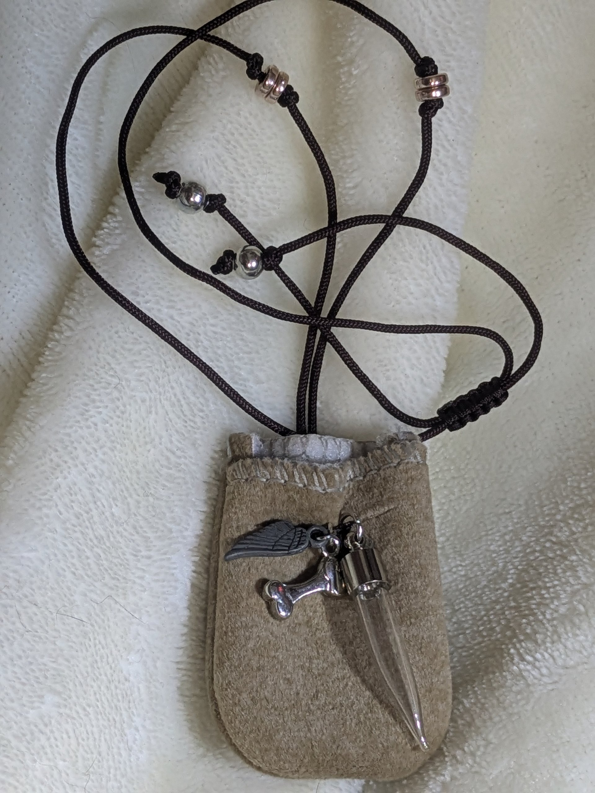 Pet Memorial Adjustable Pouch Necklace v2 product image (1)