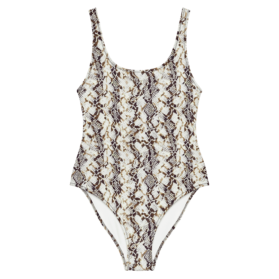 Beige Snake Skin Swimsuit product image (2)
