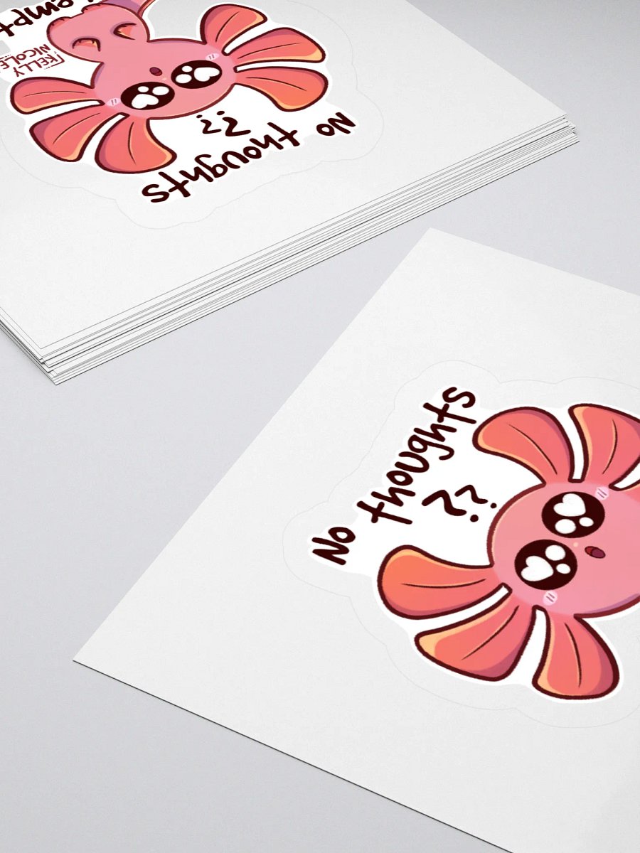 No Thoughts Head Empty Spud Sticker product image (12)