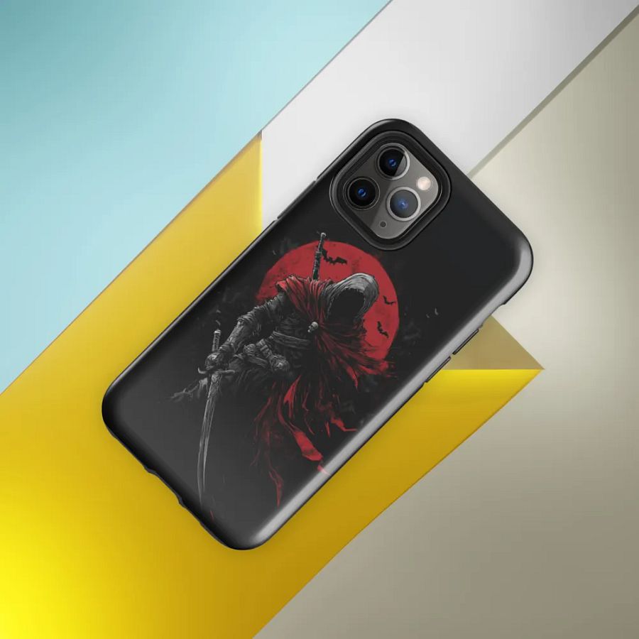 Red Moon Reaper iPhone Tough Case product image (59)