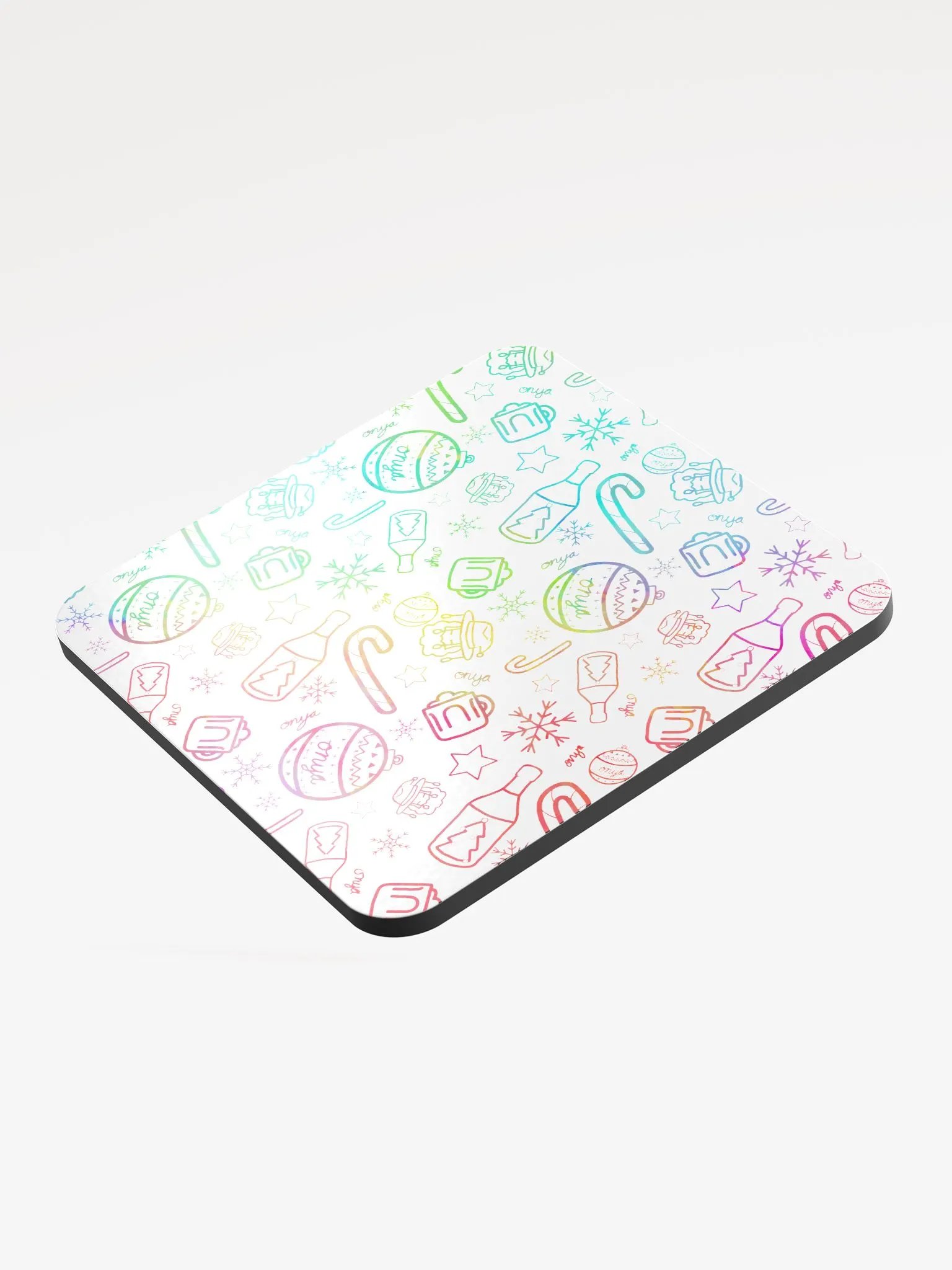 Limited Edition Christmas Rainbow Coaster product image (3)