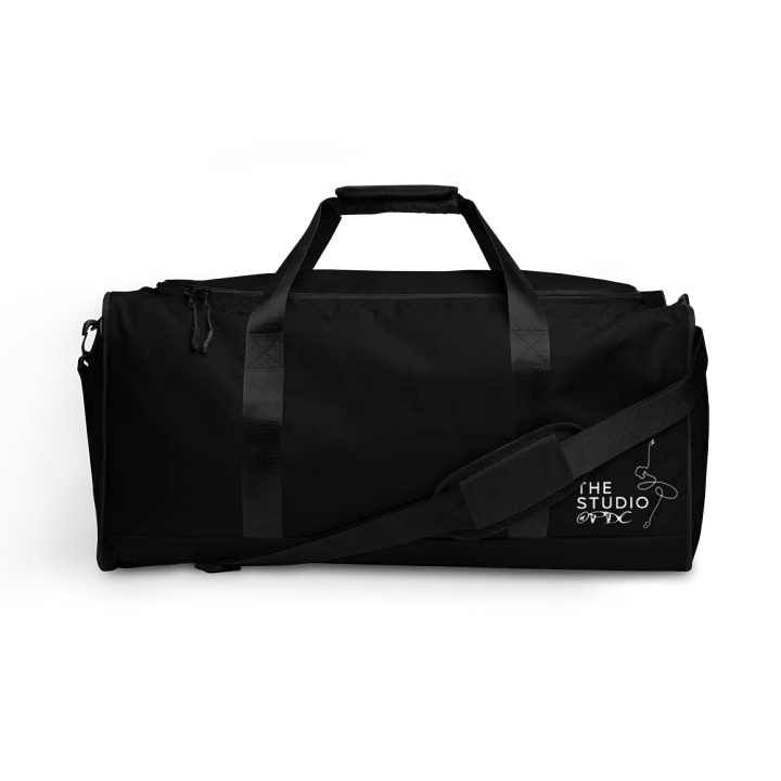 Large Dance Bag | Black with White Logo and Quote product image (1)