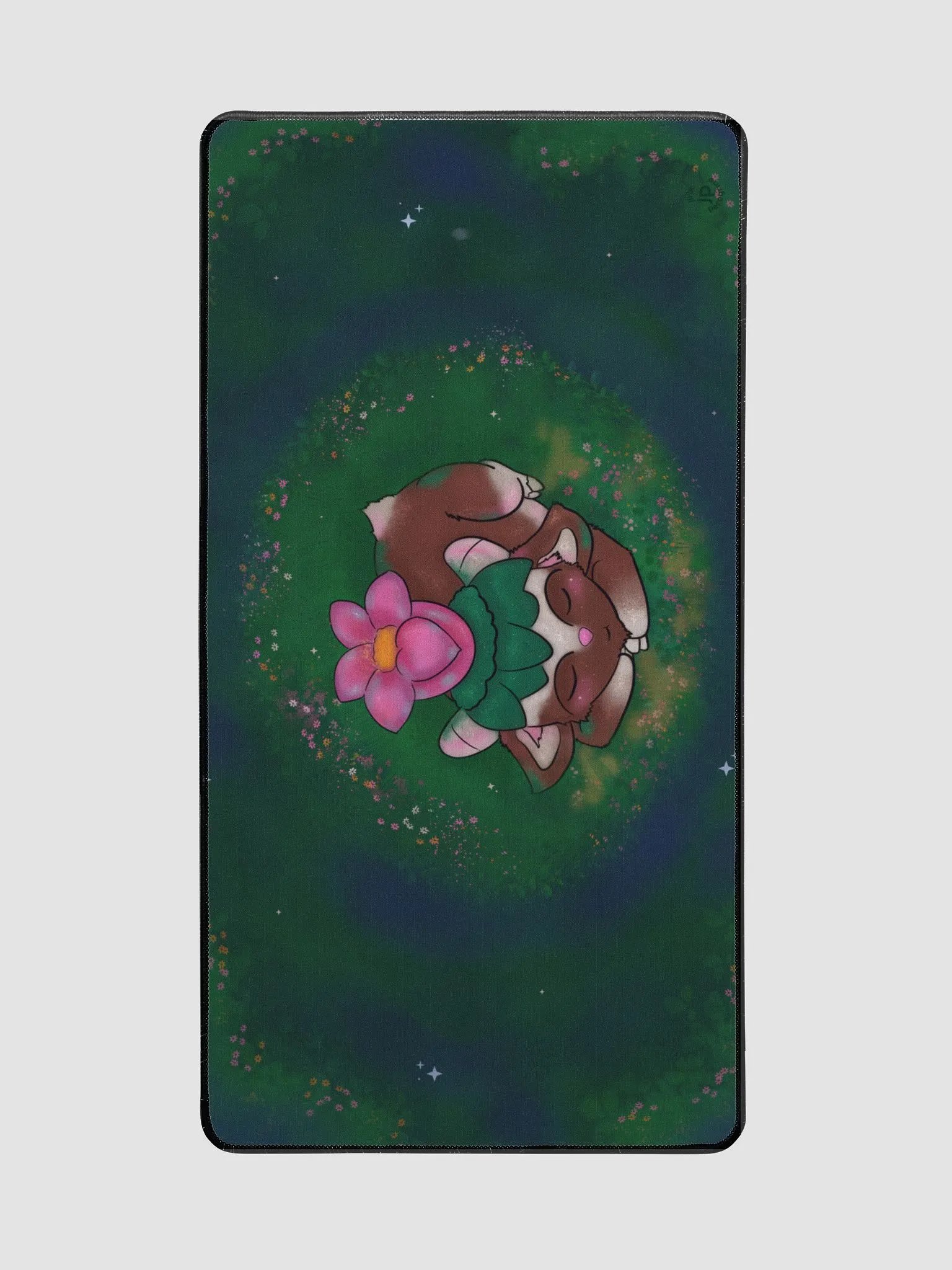 Dewdrop the Magical Forest Goat Desk Mat product image (2)