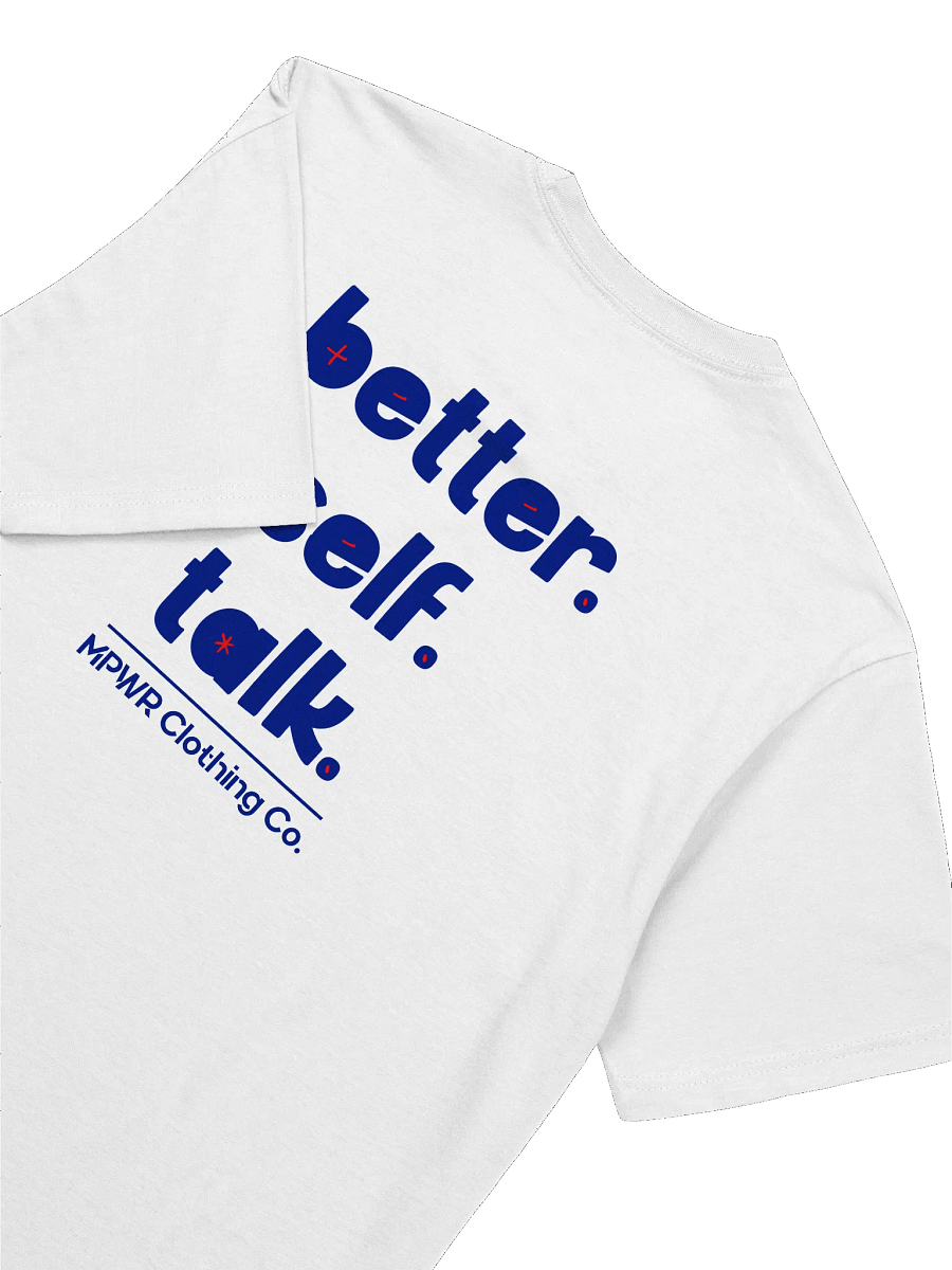 Better. Self. Talk. T-Shirt (Navy & Red) product image (4)