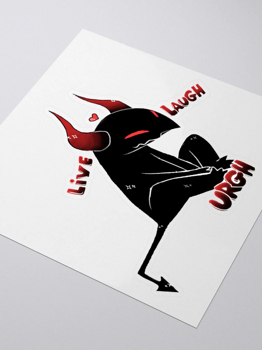 Live Laugh Urgh Sticker product image (3)