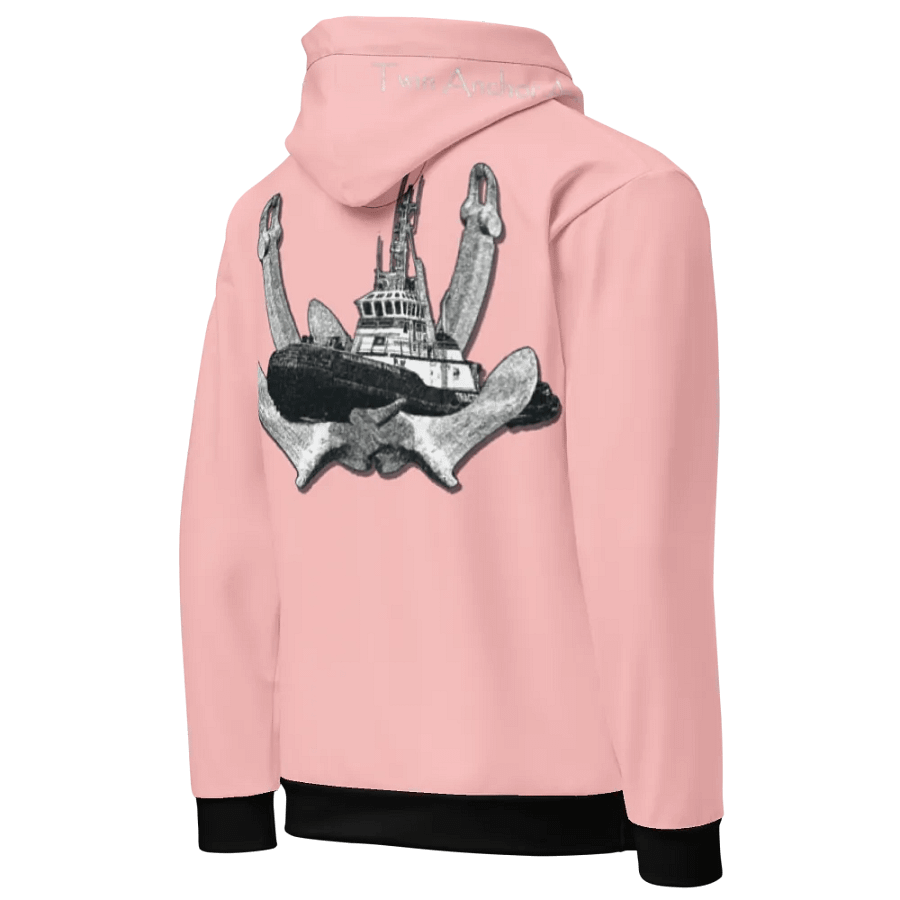Pink Twin Anchor Marco tug Hoodie product image (8)