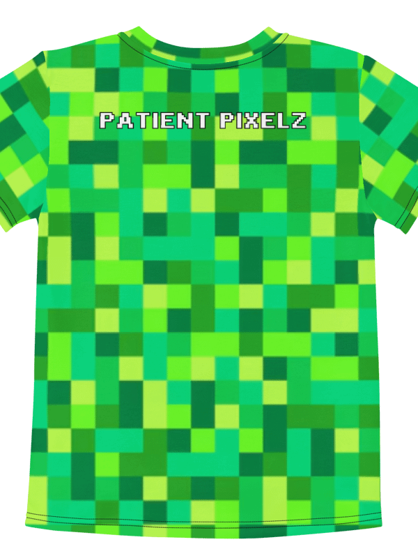 Patient PixelZ Kids T-Shirt (Pixel Green) product image (6)