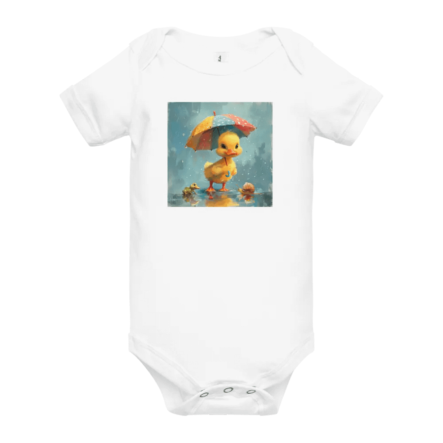 Whimsical Duckling and Friends Baby Onesie product image (10)