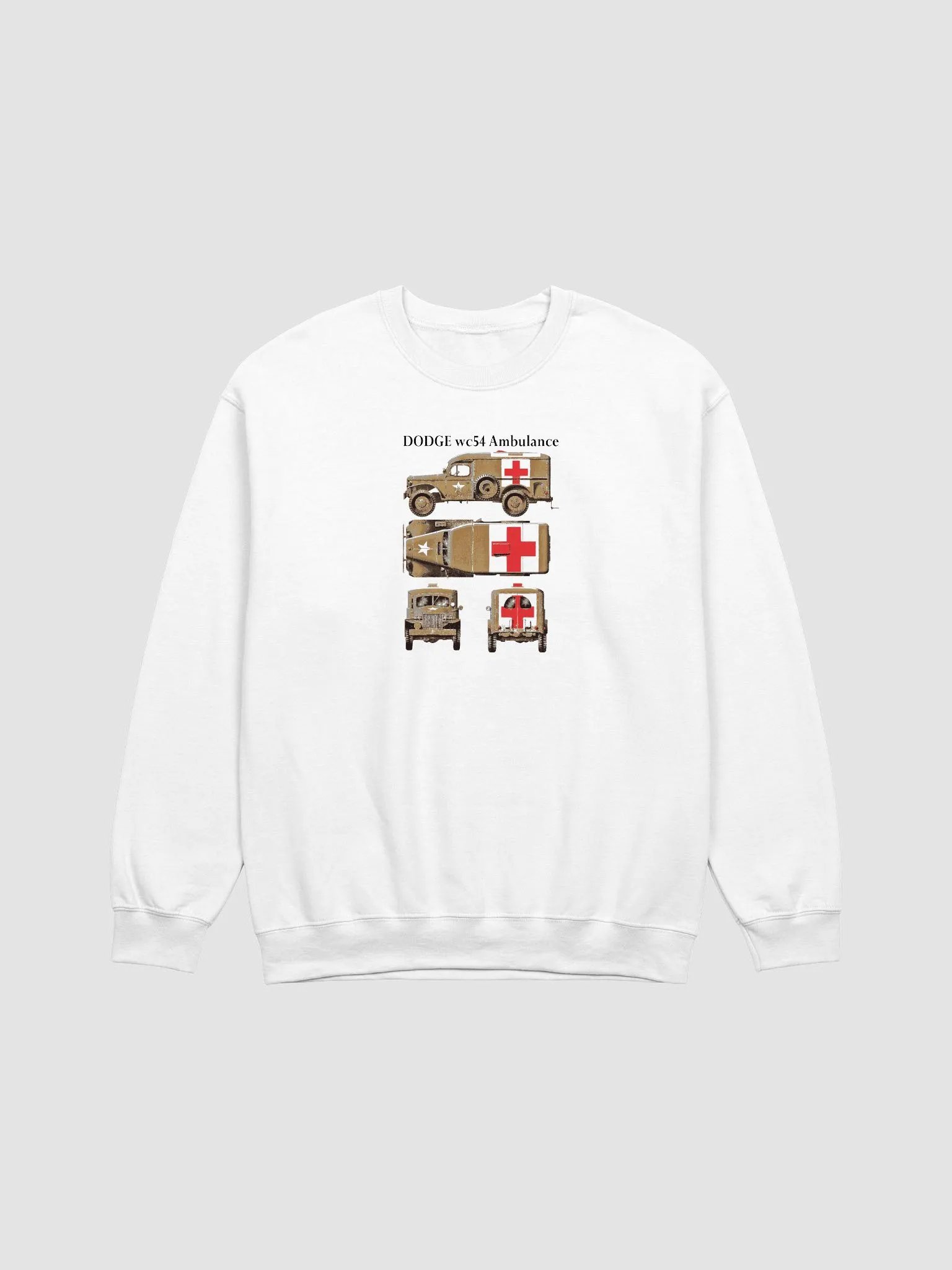 Vintage Military Ambulance Camo Sweatshirt product image (1)
