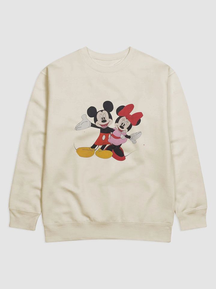 Mickey and Minnie mouse (art by Dina R.) - Cotton Heritage Premium Sweatshirt product image (2)