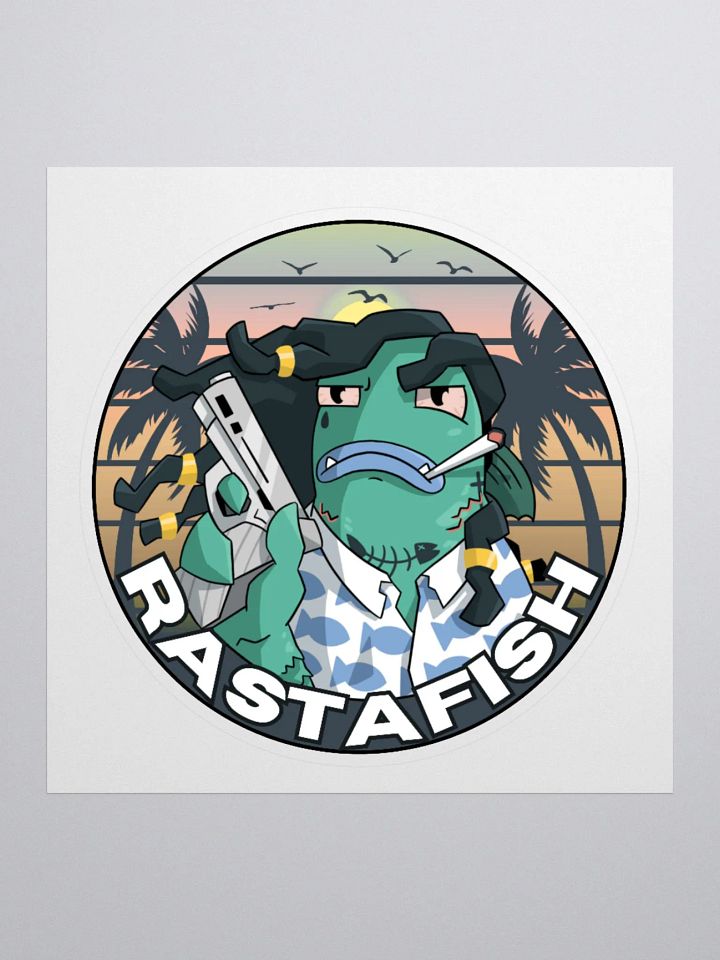 RastaFish Sticker 2 product image (1)
