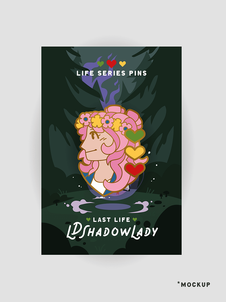 *PREORDER* LDShadowLady - Hard Enamel Pin product image (1)