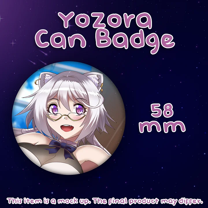 Yozora Can Badge [PREORDER] product image (1)