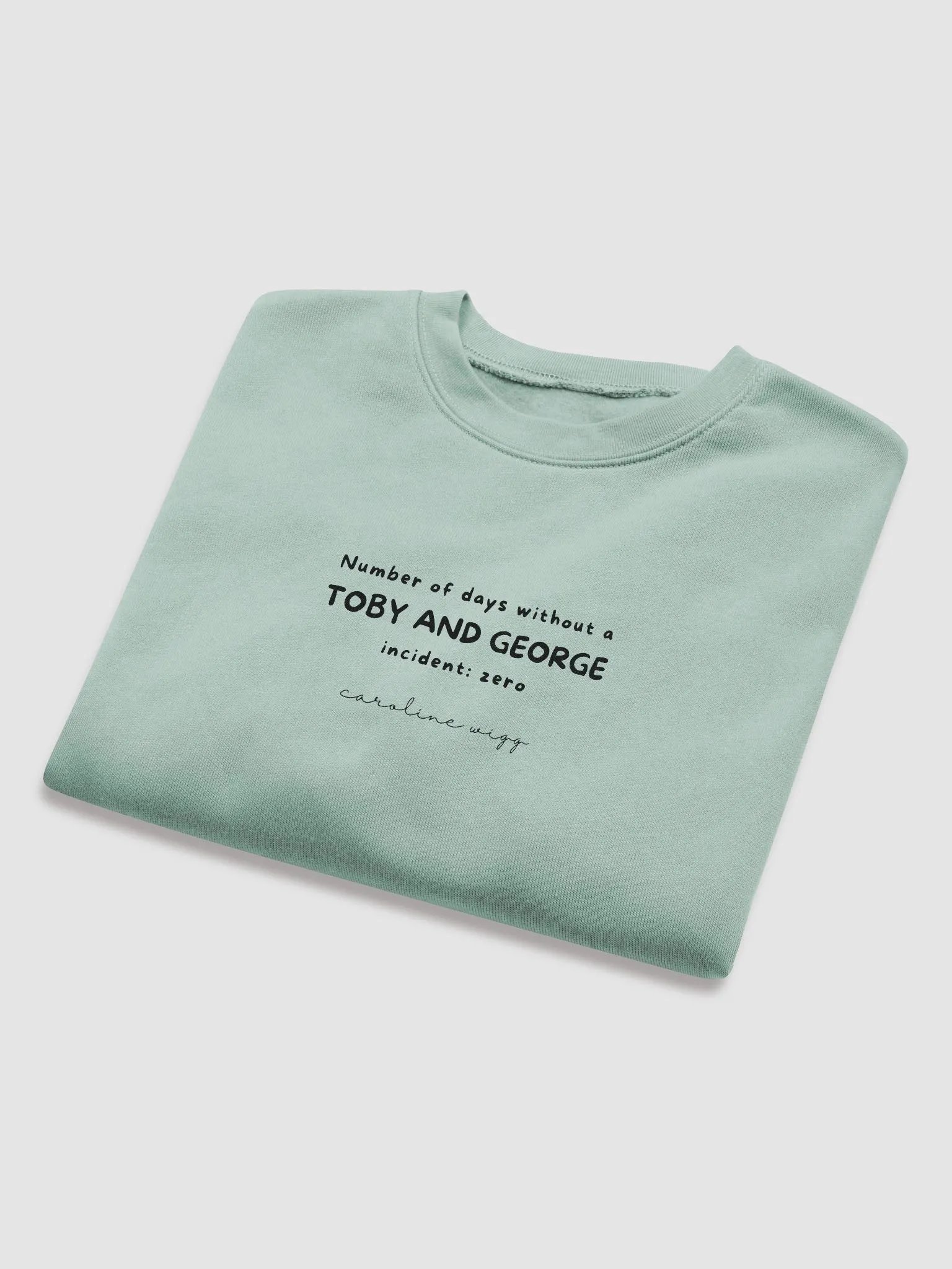 Toby and George Incident Crop Sweatshirt - Light Colours product image (8)