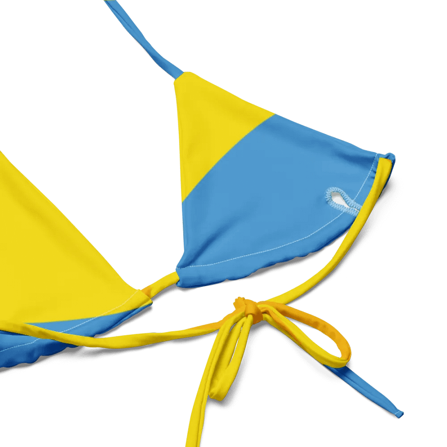 Bikini in yellow and blue with SurfStar logo product image (8)