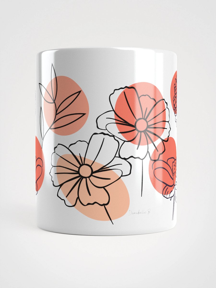 Mug Blanc - Sous-Bois Doré- Cadeau Floral Stylisé product image (5)