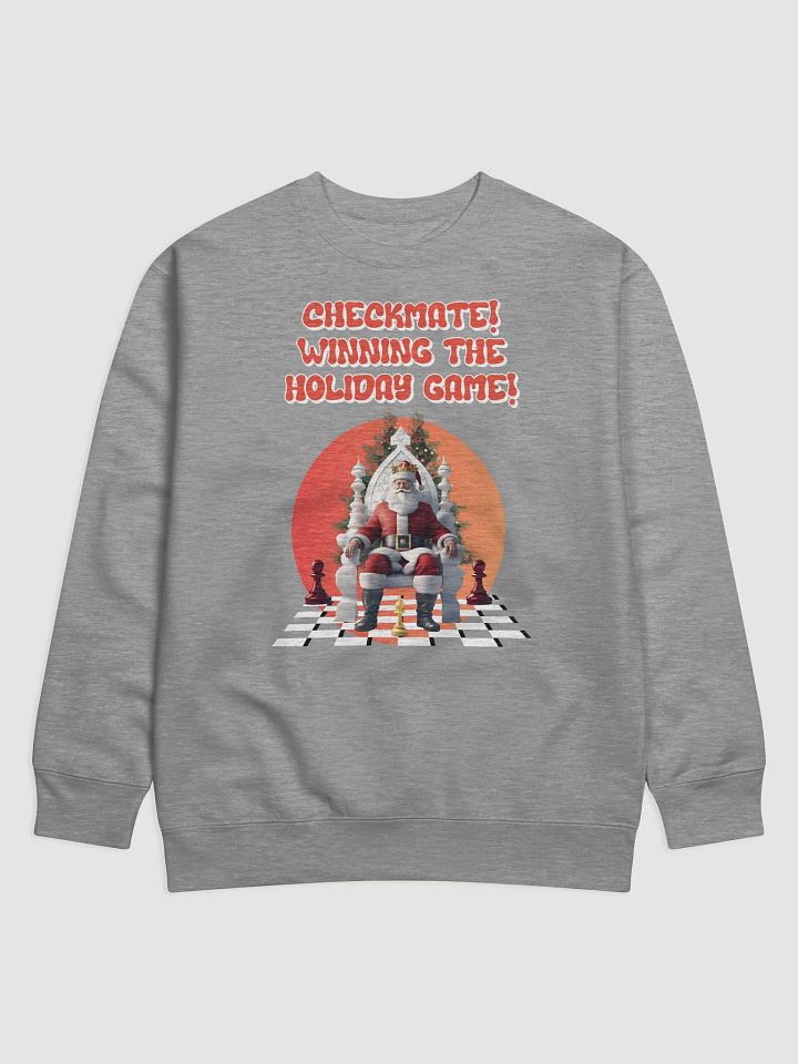 Checkmate! Winning The Holiday Game! Santa Claus Sweatshirt product image (7)