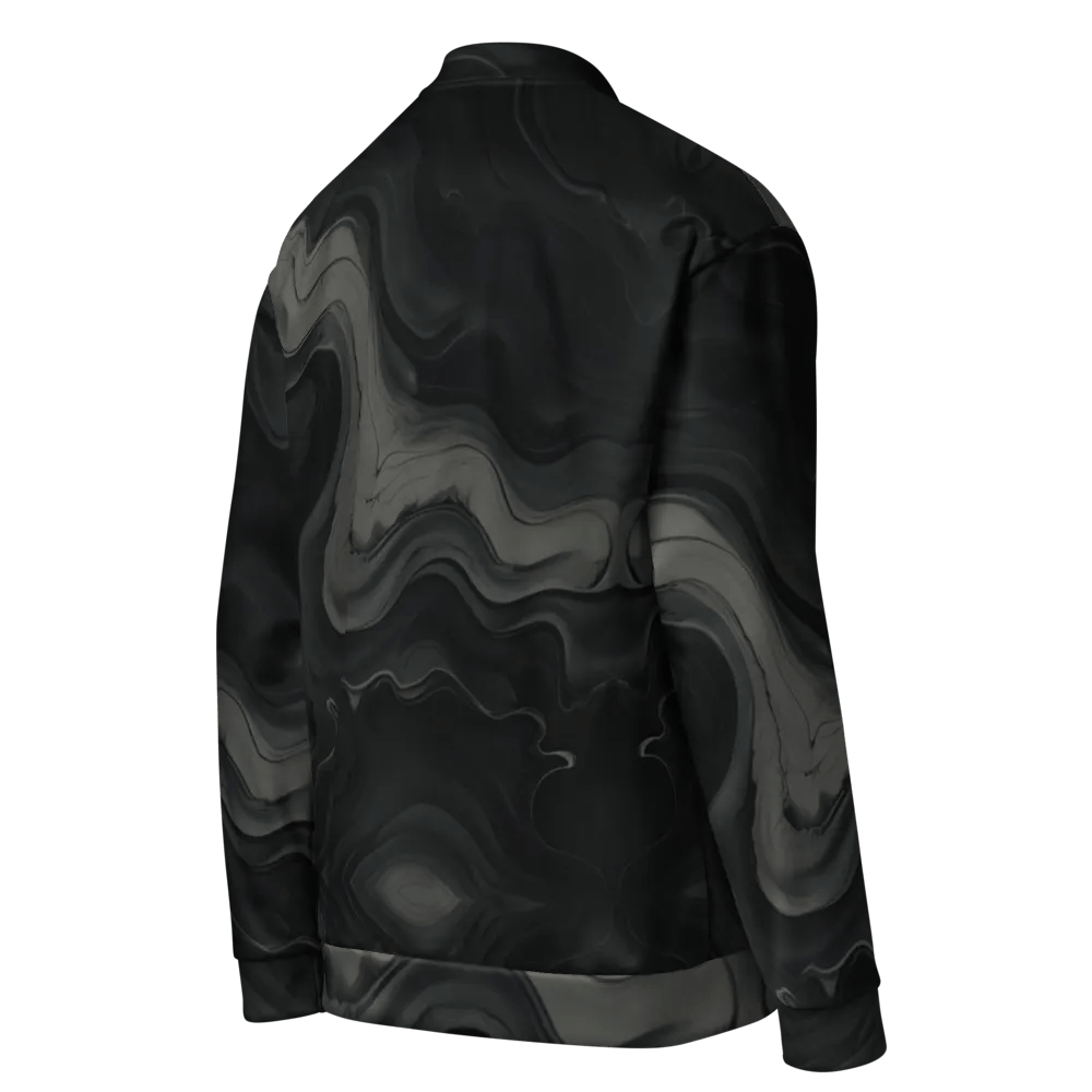 Swirling Shadows All-Over Bomber Jacket product image (8)