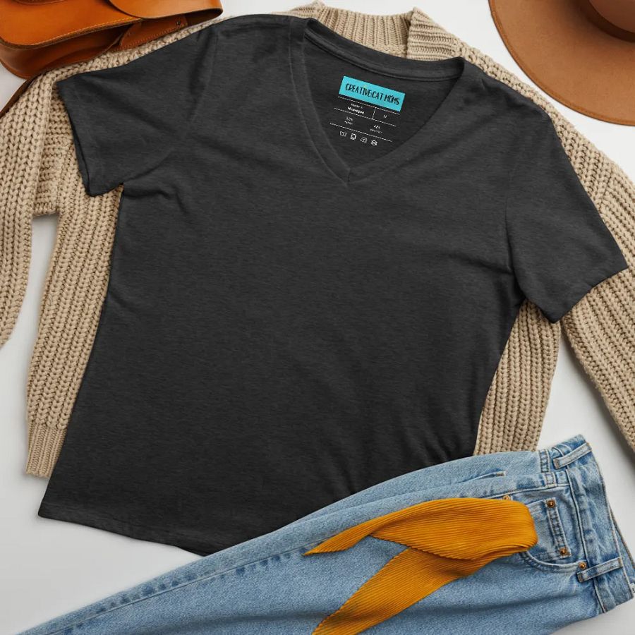 Sinisterella Graphic Printed V Neck T-shirt product image (8)