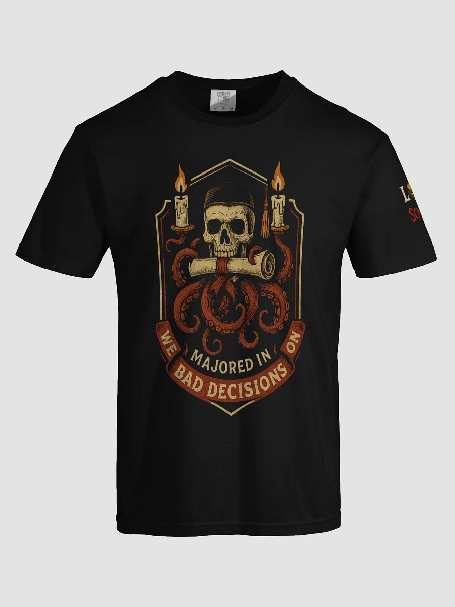 Gothic Crest Skull T-Shirt product image (5)