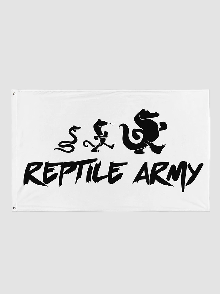 Reptile Army Flag - White product image (1)