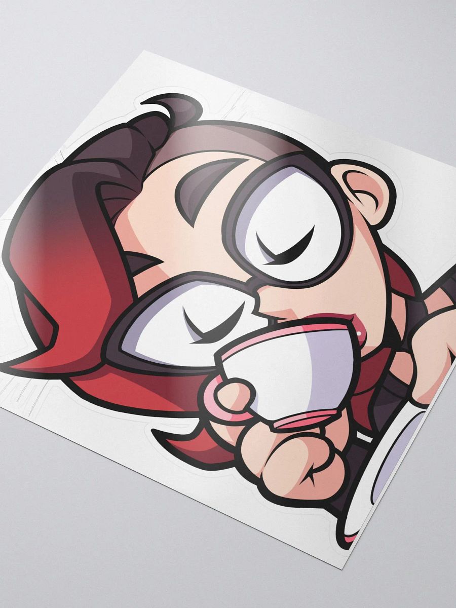 Nikatine Sip Emote Sticker product image (1)