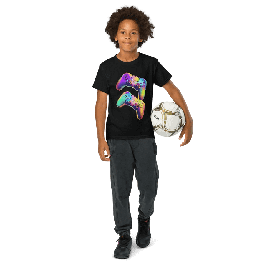 Rainbow Glow Youth Sports Tee product image (8)