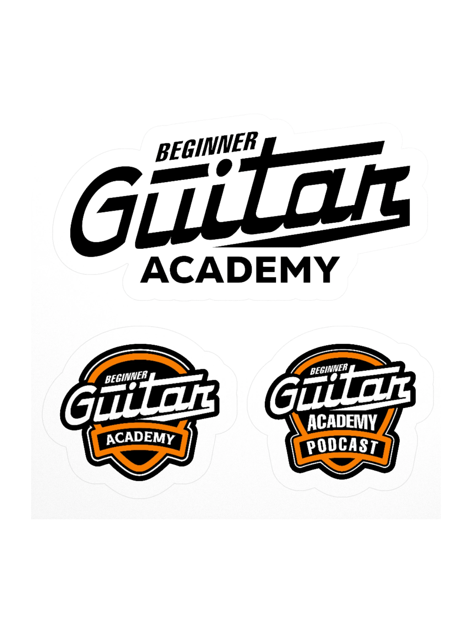 Beginner Guitar Academy Stickers Set product image (1)
