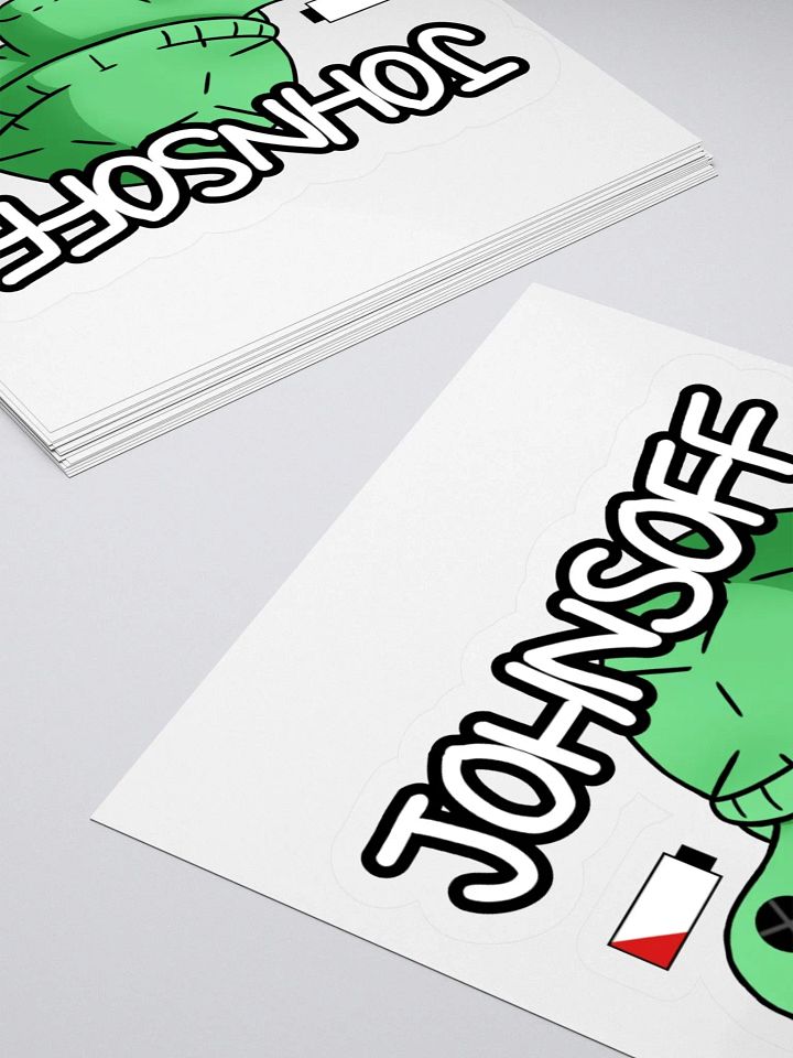 Sticker Johnson fatigué product image (2)