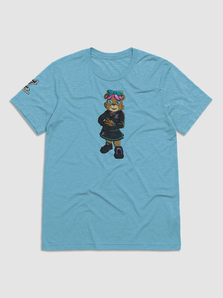 Standing Girl Bear Bella+Canvas Triblend Short Sleeve T-Shirt product image (2)