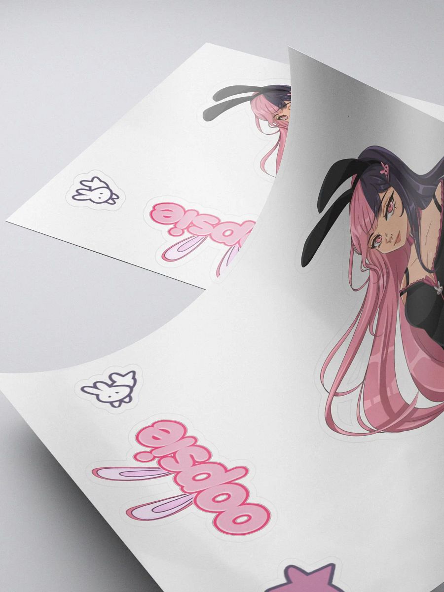 Oopsie Bunny & Logo Stickers product image (4)