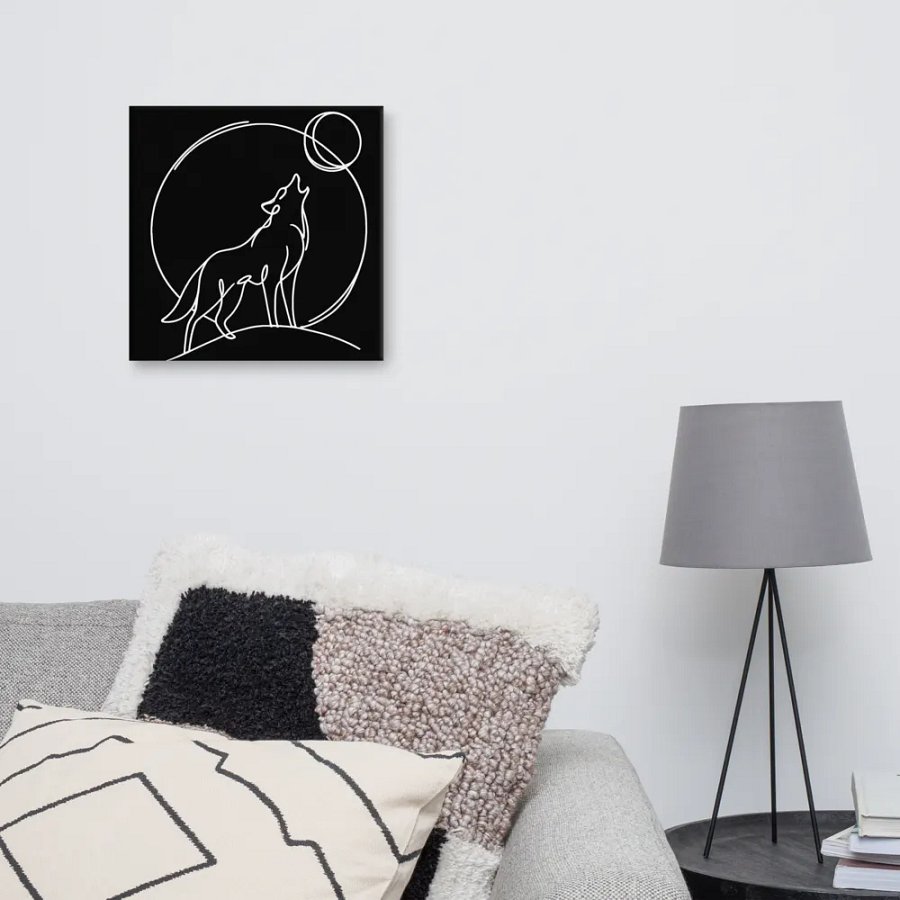 Wolf Howling At The Moon 16