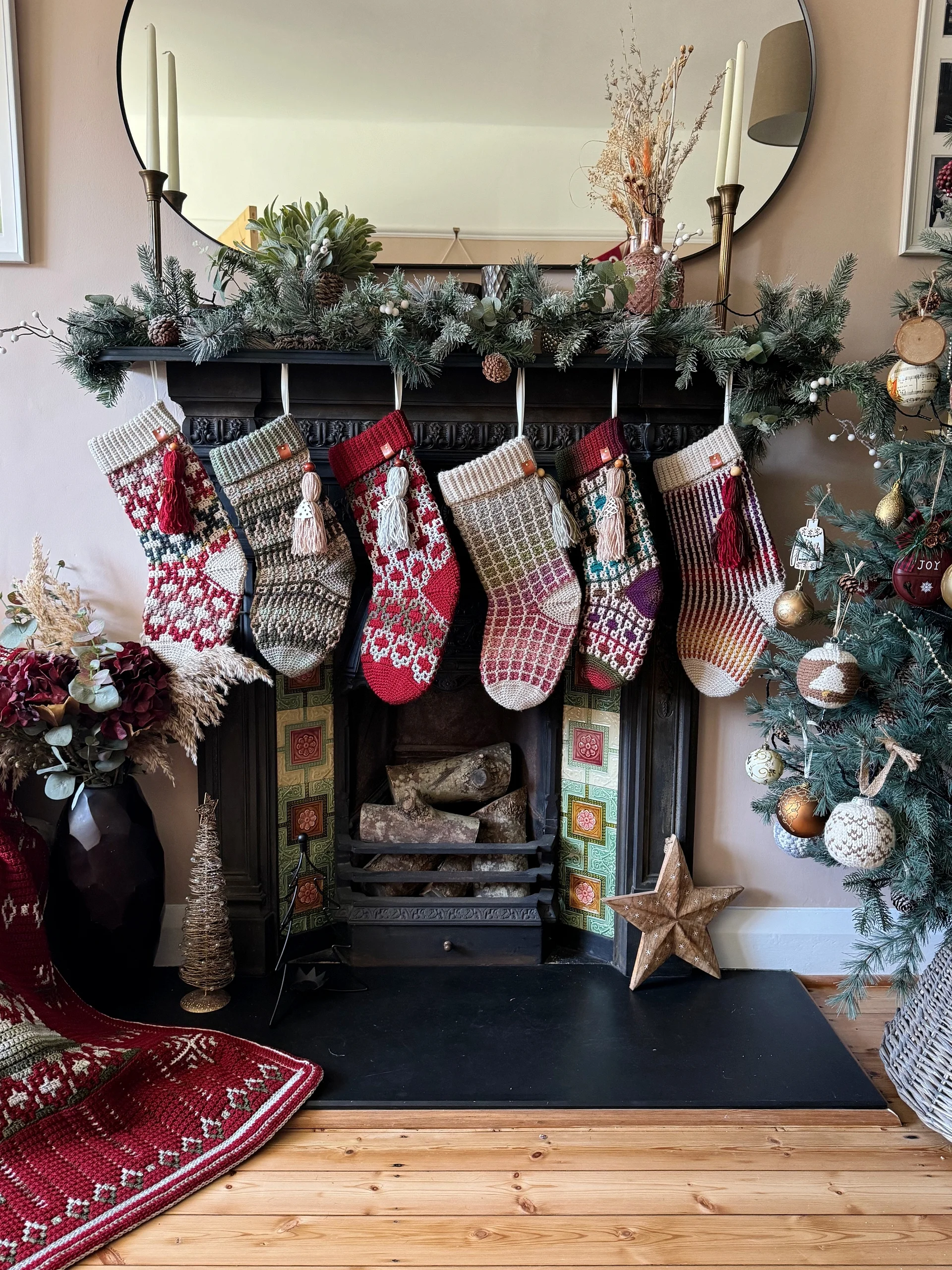 Yuletide Crochet Pattern Collection – Digital E-Book | 17 Christmas Crochet Designs | Blankets, Stockings & Baubles 🎁 Written Instructions, Charts & Video Tutorials product image (2)