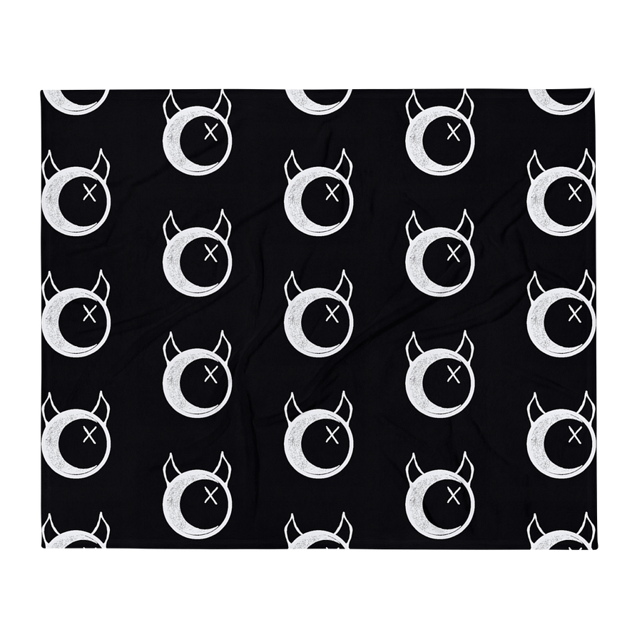 The Chronicles Of Misery Mortis "Greymoon" Throw Blanket product image (2)
