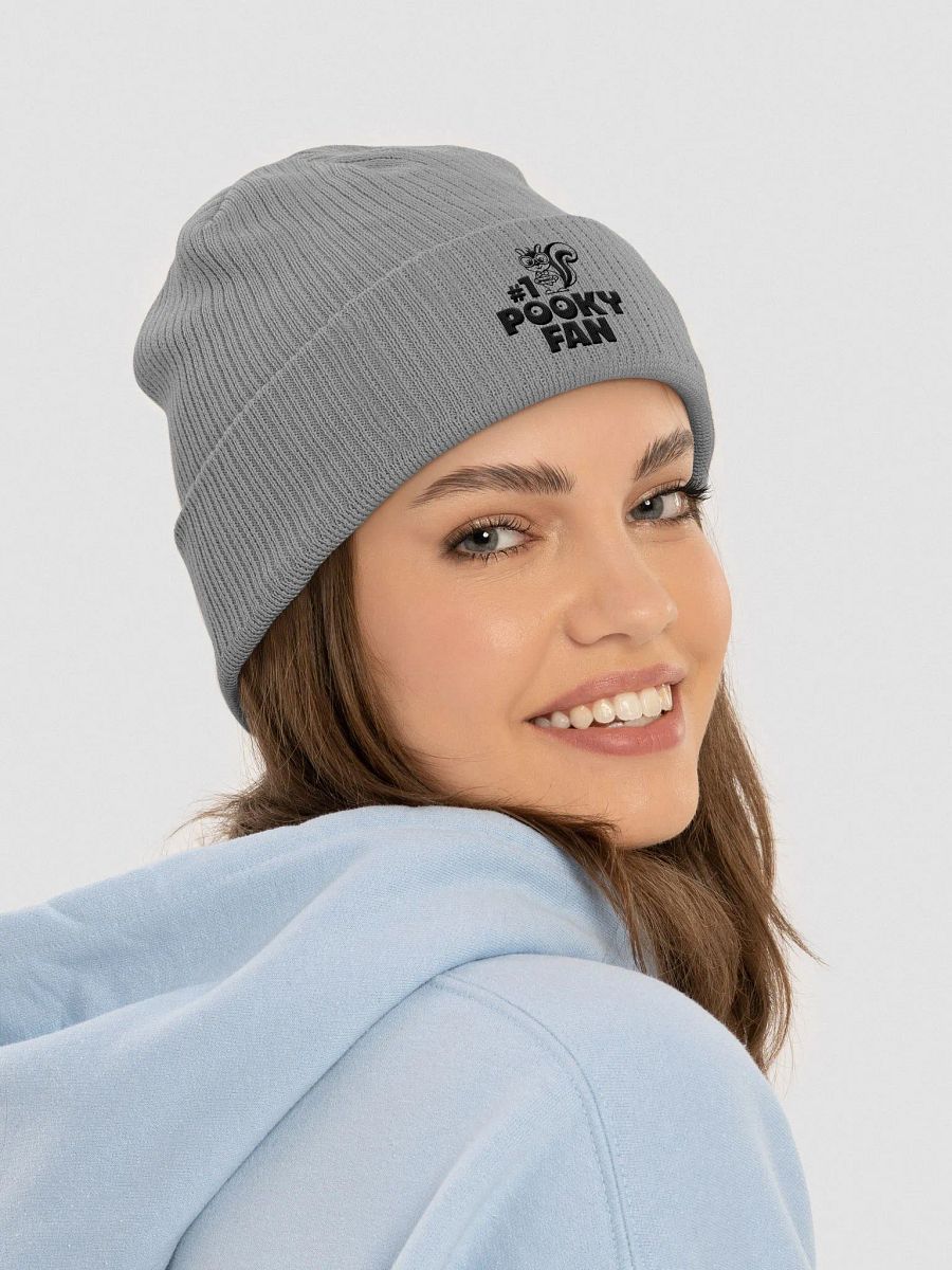 Organic Cotton Embroidered Beanie: Pooky Fan product image (7)