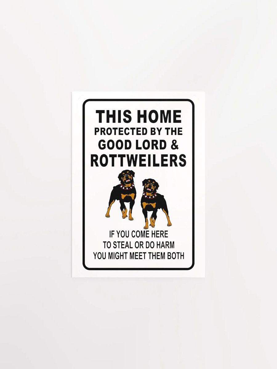 Home Protected by Rottweilers product image (4)