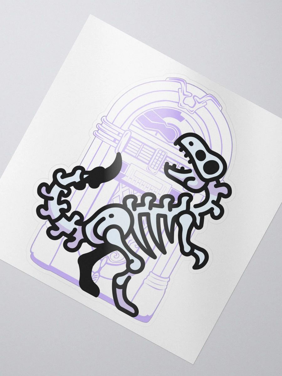 Jukebox Dinosaur Sticker product image (2)
