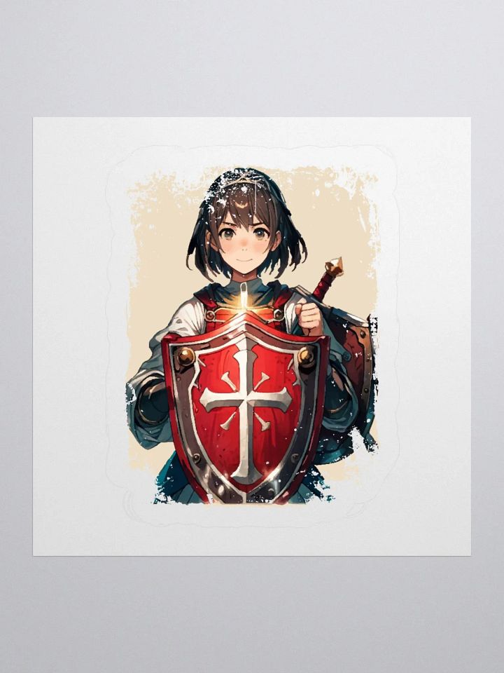 Armored and Ready: Standing Strong in Spiritual Warfare Kiss Cut Stickers product image (1)